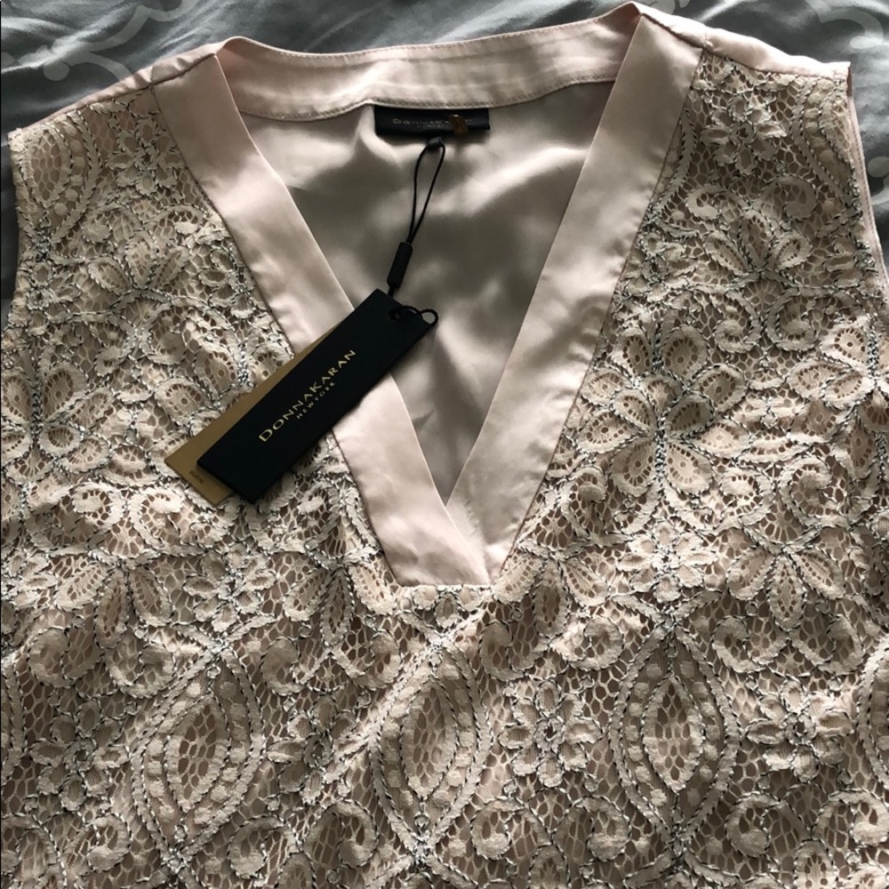 Donna Karan lace top